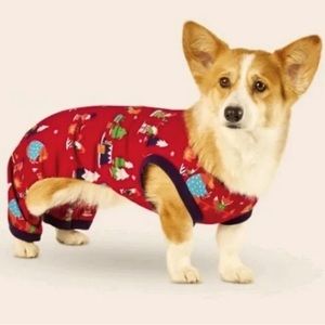 Wondershop pet/dog Christmas pajamas, Pancake Gnomes, XXL NWT